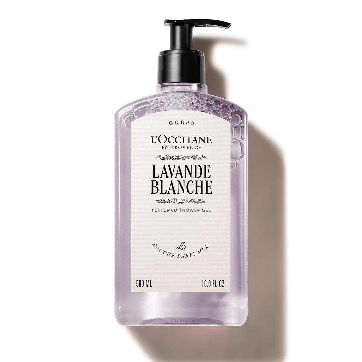 [L Occitane] Lavande Blanche Perfumed Shower Gel 500ml (White Lavender)