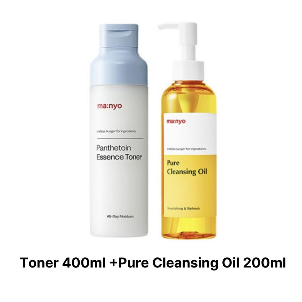 [MANYO FACTORY] Set: Panthetoin Essence Toner 200ml + Pure Cleansing Oil