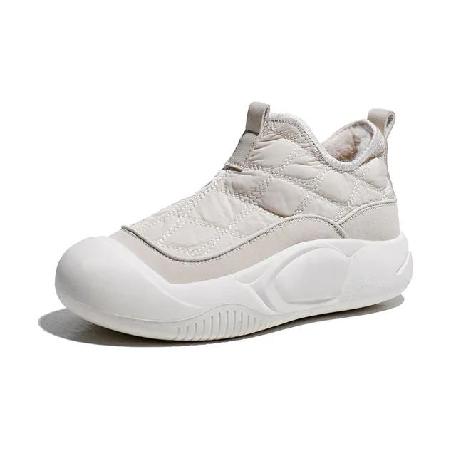 Thickened Plush Women's Sports Shoes 2025 New Winter Thick Soled Warm Cotton Shoes Fashionable Thick Soled Casual Snow Boots