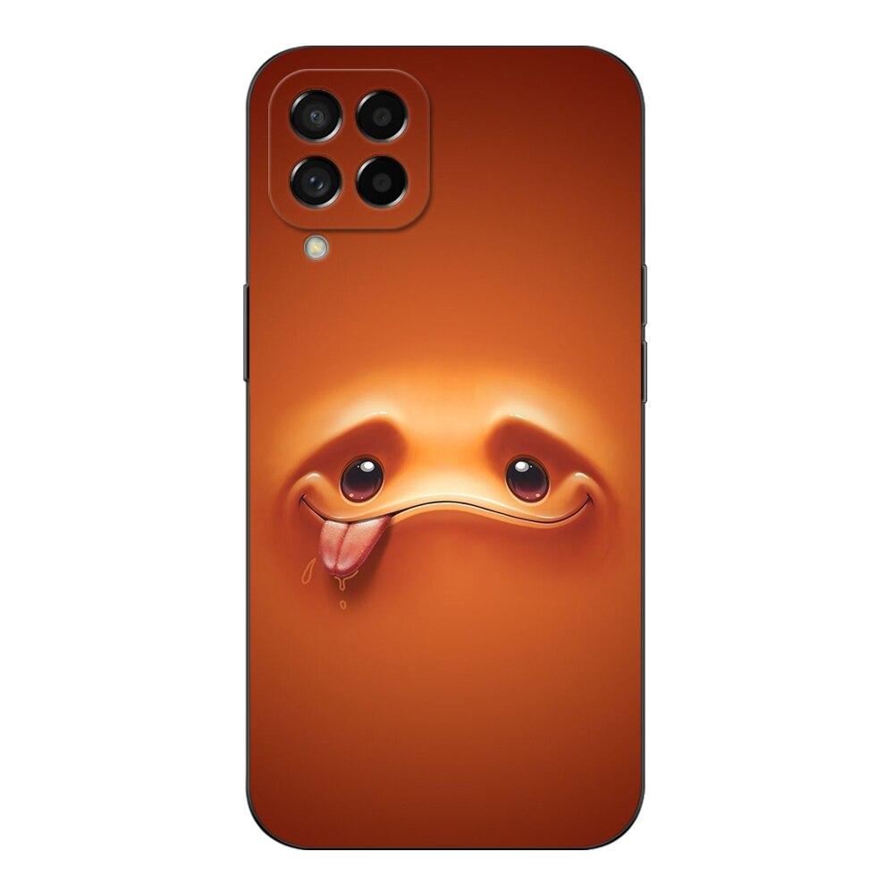 For Samsung Galaxy M53 5G Case Phone Back Cover M 53 m536 Case Soft Silicone Black Tpu Case cute funy