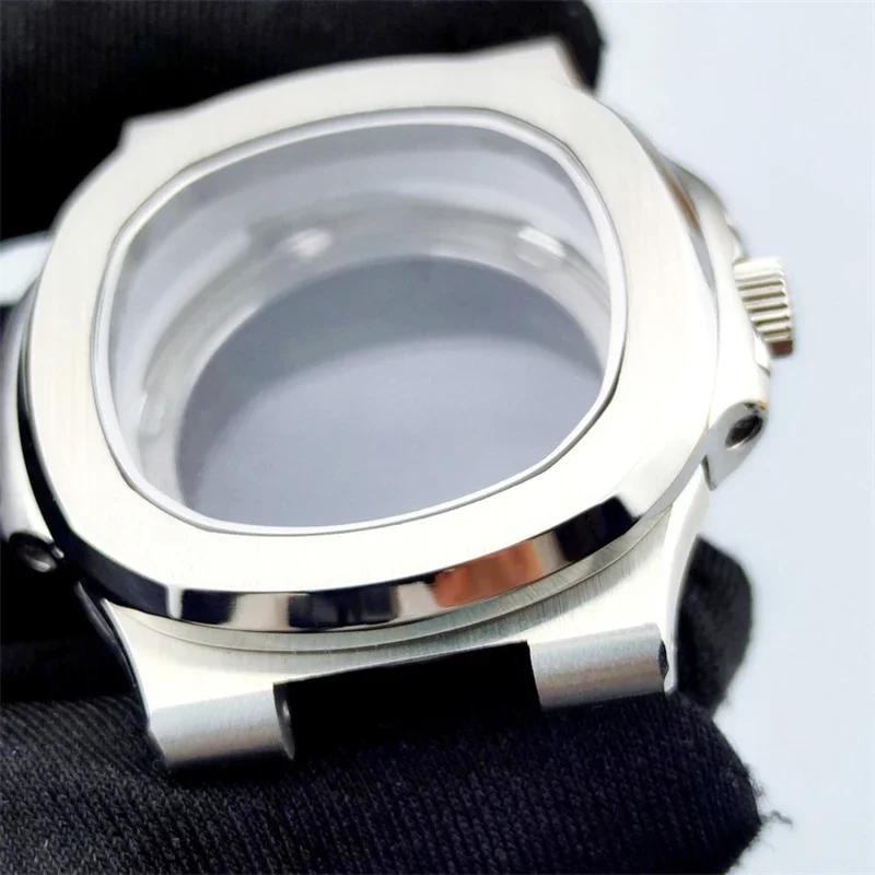 40mm Watch Case 316 Stainless Steel Modified Nautilus For Seiko Nh34 Nh35 Nh36 Nh38 Movement Replaceable Accessories
