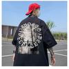 American Fashion Cotton Short-sleeved T-shirt Men's Summer T-shirt Loose Half-sleeve Teenage Top Clothes