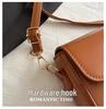 2024 Winter Retro Fashion Lock Buckle Crossbody Bag - Versatile, Stylish Small Square Bag for Women