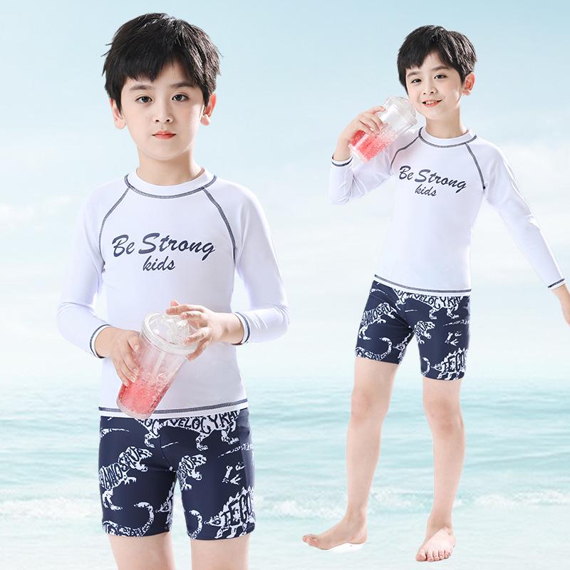 Kids' Quick-Dry Boys' Split Swimsuit Set: XS-L Summer Swim Trunks