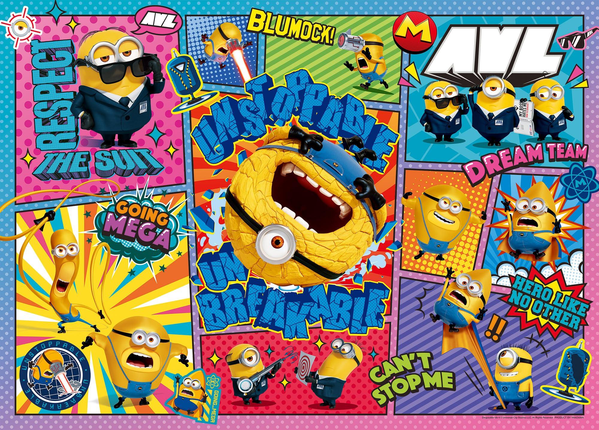 

YANOMAN В пазле Minions Going Mega x 53 есть услуга запроса деталей и инструкция по сборке пазла [Сделано в Японии] 500 деталей (38 см)