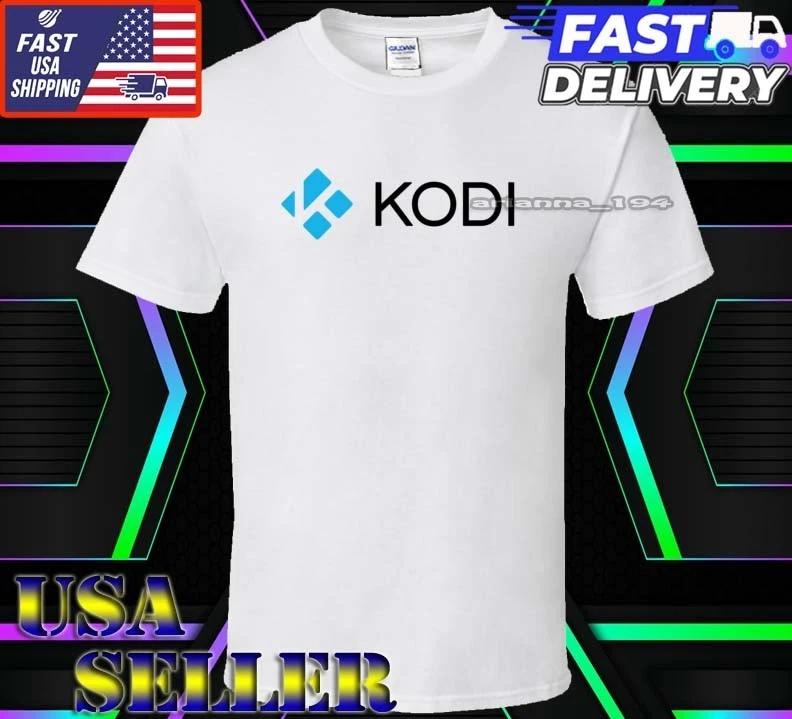 Новая футболка с логотипом Kodi, смешная американская футболка USA, унисекс, размеры S-5XL M