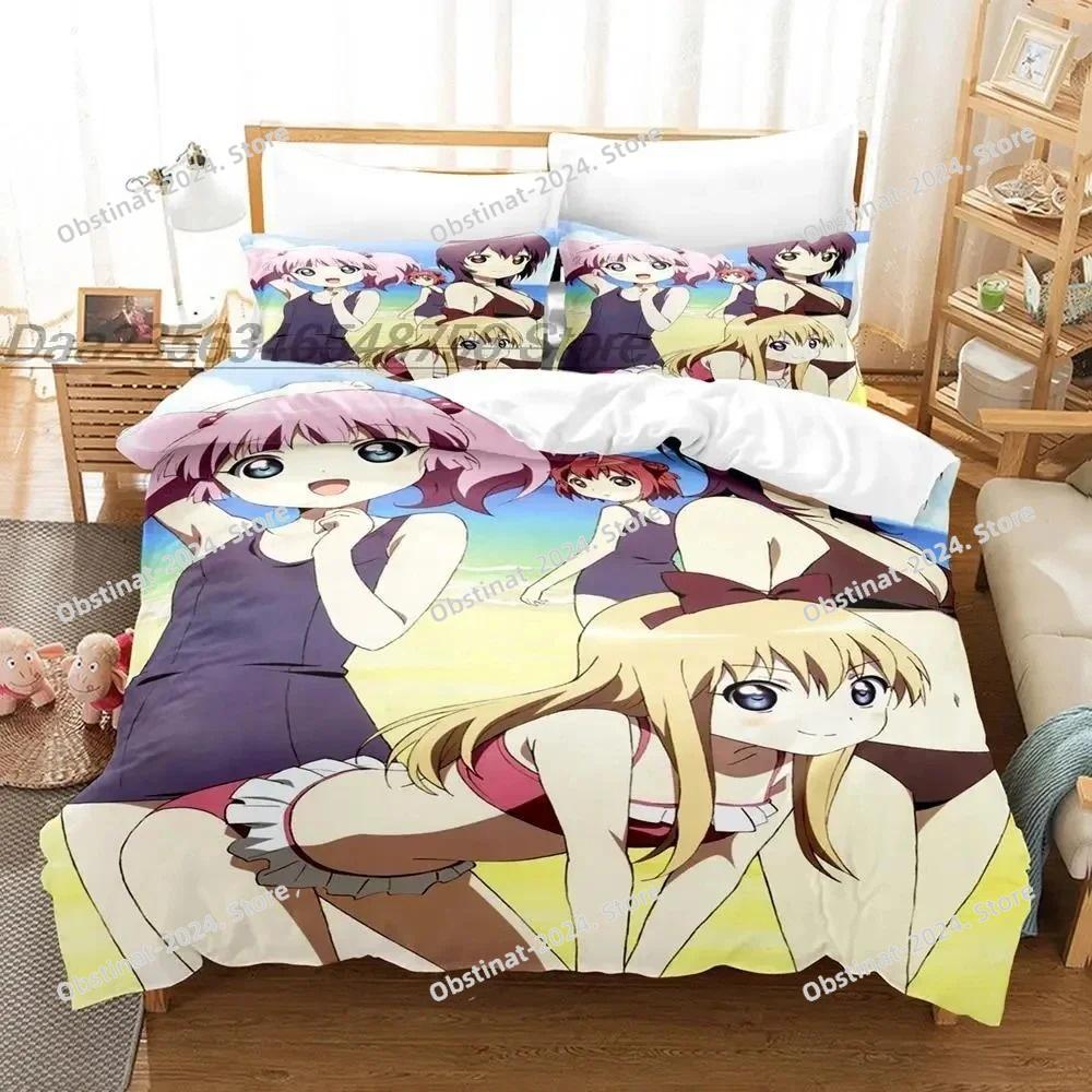 Fashion 3d Printing Anime Laid-Back Camp Bedding Set Single Twin Full Queen King Size Bed Set Adult Kid Bedroom Duvet cover Sets