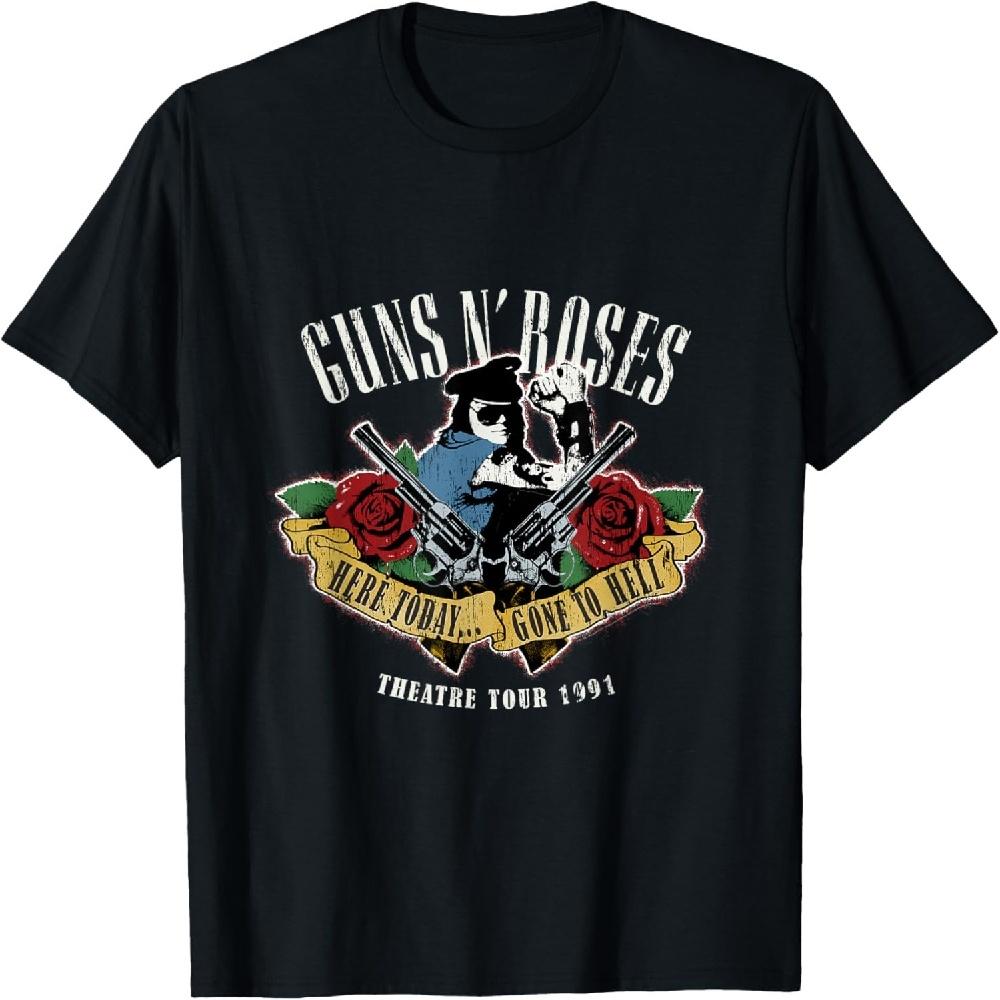 Официальная футболка Guns N  Roses Here Today Gone To Hell XXXXXL чёрный