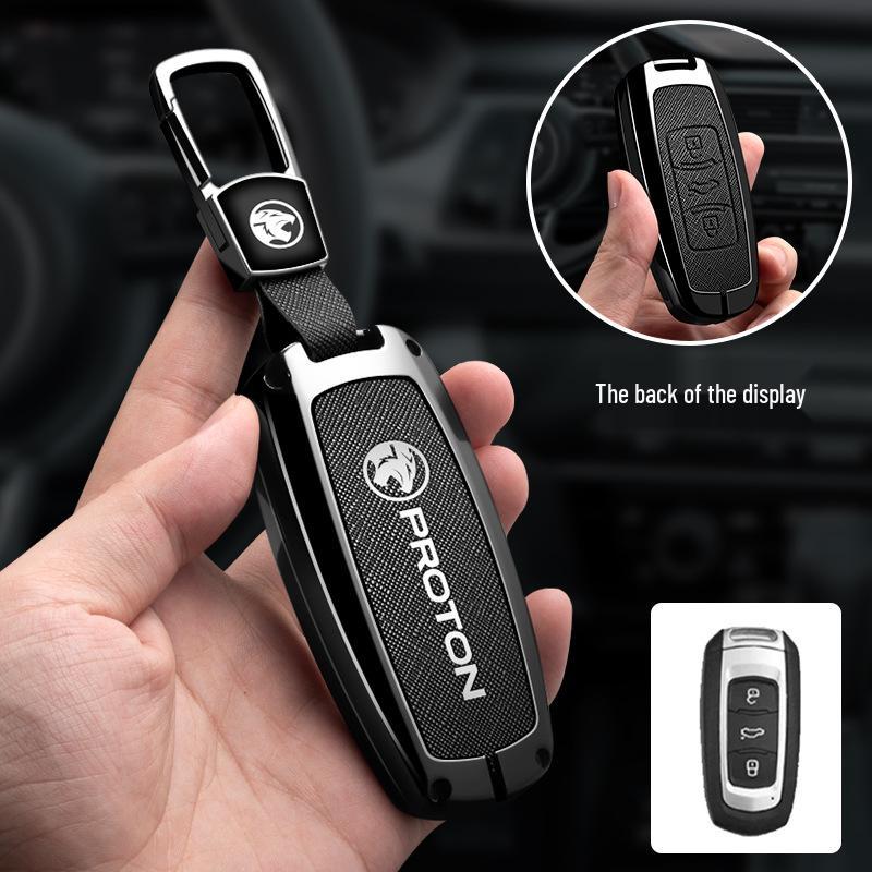 Proton X70 Key Cover: Customizable Car Key Case with Proton Logo.