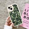 Camouflage Camo Military Army Phone Case For IPhone 16 15 14 11 12 13 Pro Max Plus Back Leather Shell