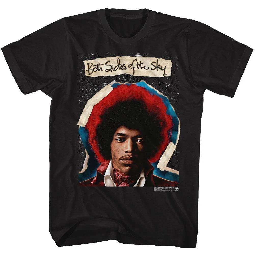 Men s Jimi Hendrix Both Sides T-shirt Medium Black L