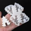 Christmas Tree Handmade Creative Candlestick Silicone Mold DIY Aromath Candle Molds Plaster Resin Candle Holder Making Tools