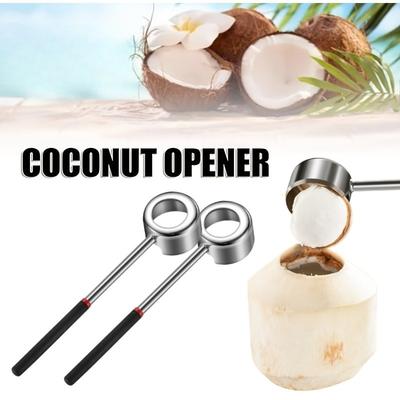 Stainless Steel Manual Coconut Opener Puncher 1Pc Professional Coconut Hole Punch Tool for Coconuts Nuts Hard Shells