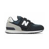 New Balance NB 574 Cushioning, Wear Resistant Low Top Kids' Running Shoes Black Blue Children Aged 3 7 Years Old PV574BD1