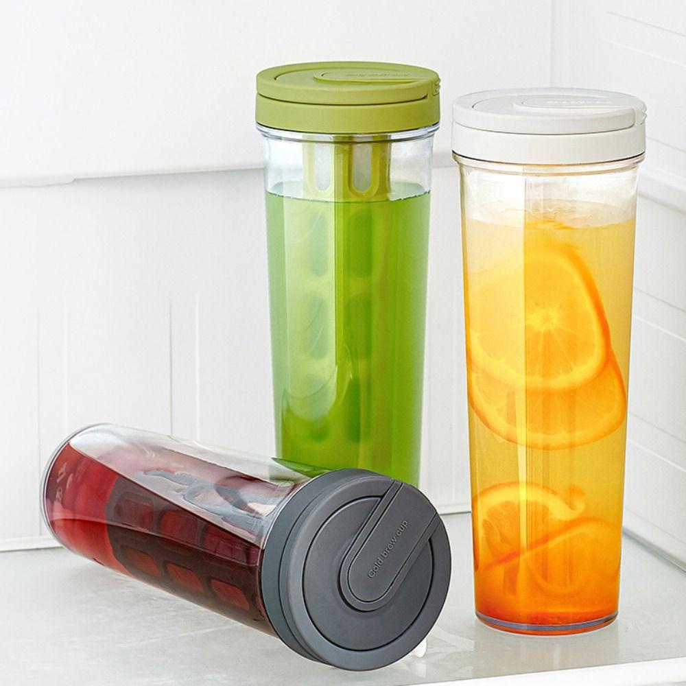 Manual Cold Brew Pot 1 L Tea and Water Separation Cup Drinkware Cold Brew Coffee Maker Office