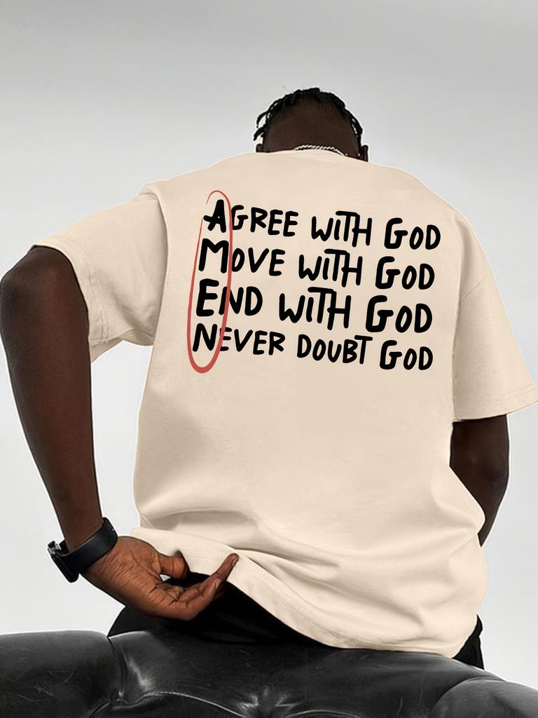 2025 Personality Cool Letter Print 100 Cotton Men Tshirt Summer Daily Outdoor Sports Fitness Casual Loose Street Shortsleeved