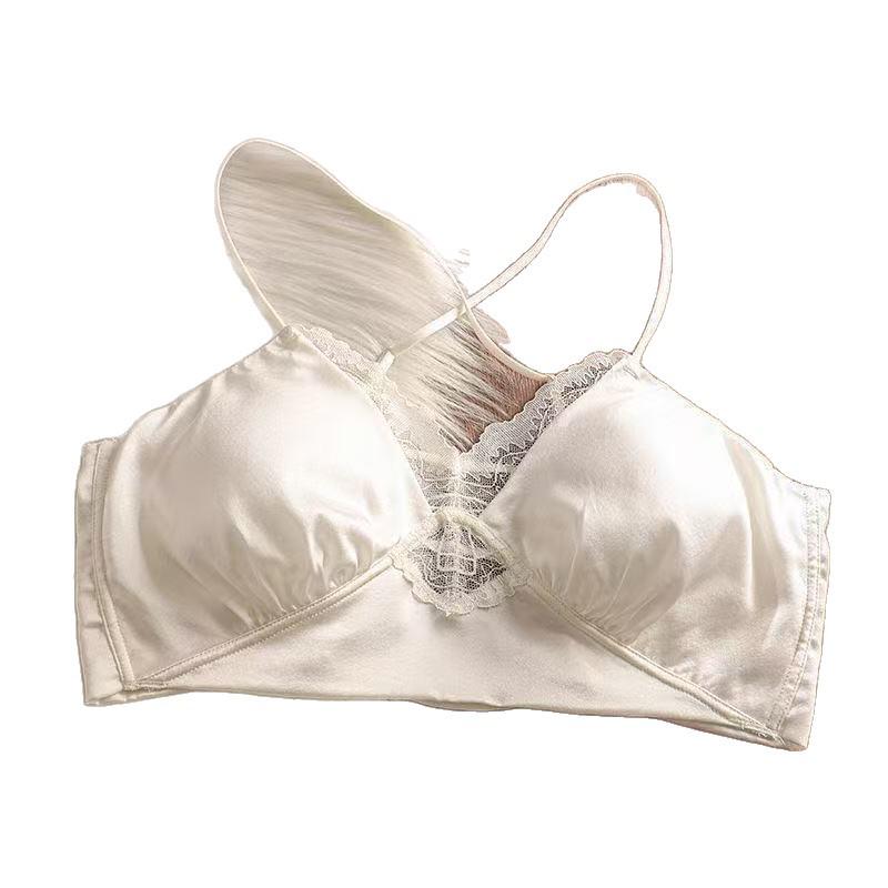 Lace Back Minimizing Camisole Bra - Wireless, Supportive Lingerie for Women