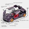 1:24 Huayra Revuelto Spray Model Toy Sports Cars Alloy Diecast Pull Back Shock Absorption Sound Light Simulation Mini Supercars