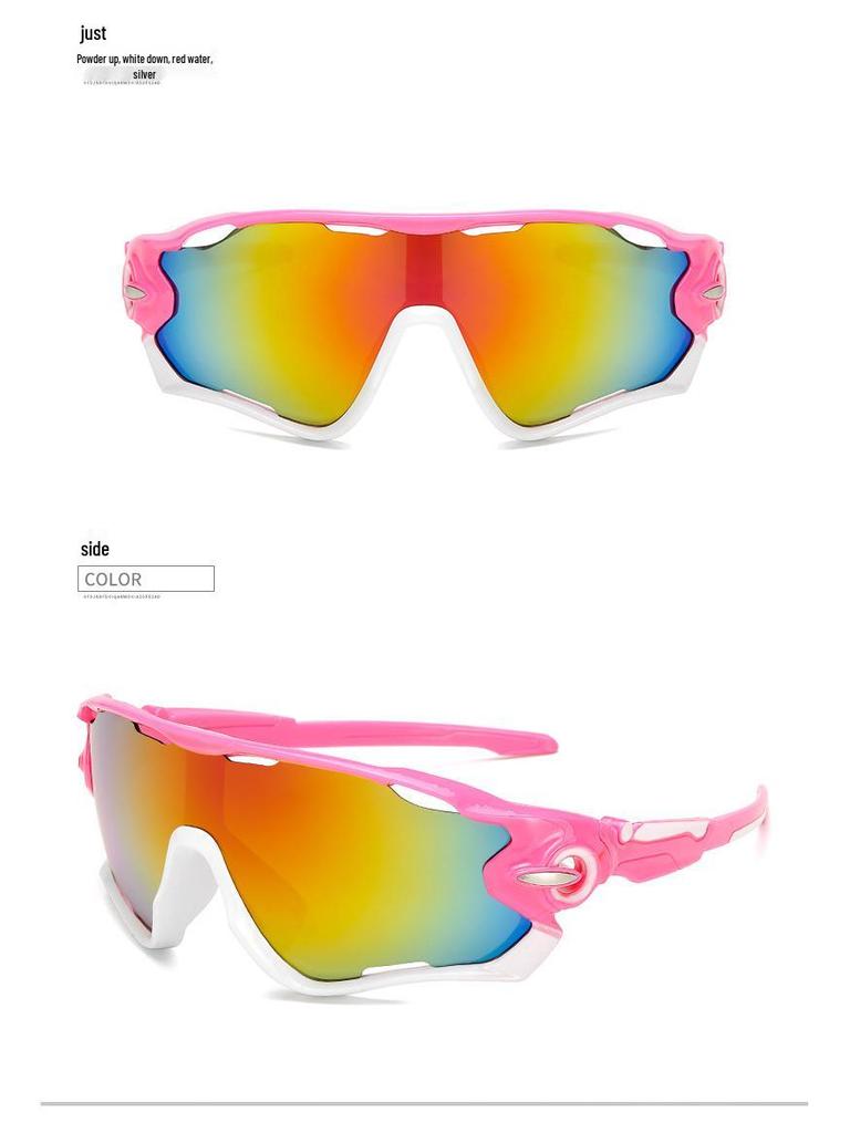 Men's Trendy Windproof Cycling Sunglasses - Anti-UV, Explosion-Proof, Cool Outdoor Sports Glasses
