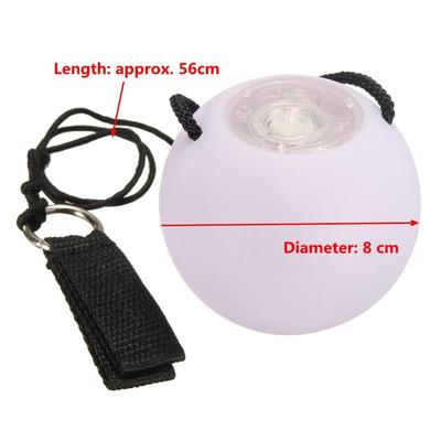 LED Multicolor Glow-in-the-Dark Spinning Ball Button-Activated Glow-in-the-Dark Spinning Ball Flash Ball Light Round Ball Light