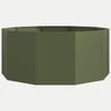 Plant Pot Olive Green 120 X 120 X 50 Cm Steel