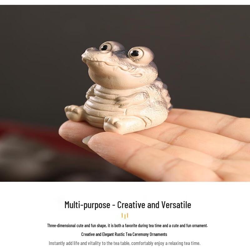 Cute Mini Resin Crocodile Tea Pet Ornament