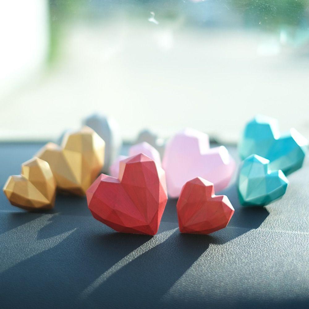 

Стереоскопический зажим для духов в форме сердца, украшение в форме любви, автомобильный зажим для выхода воздуха