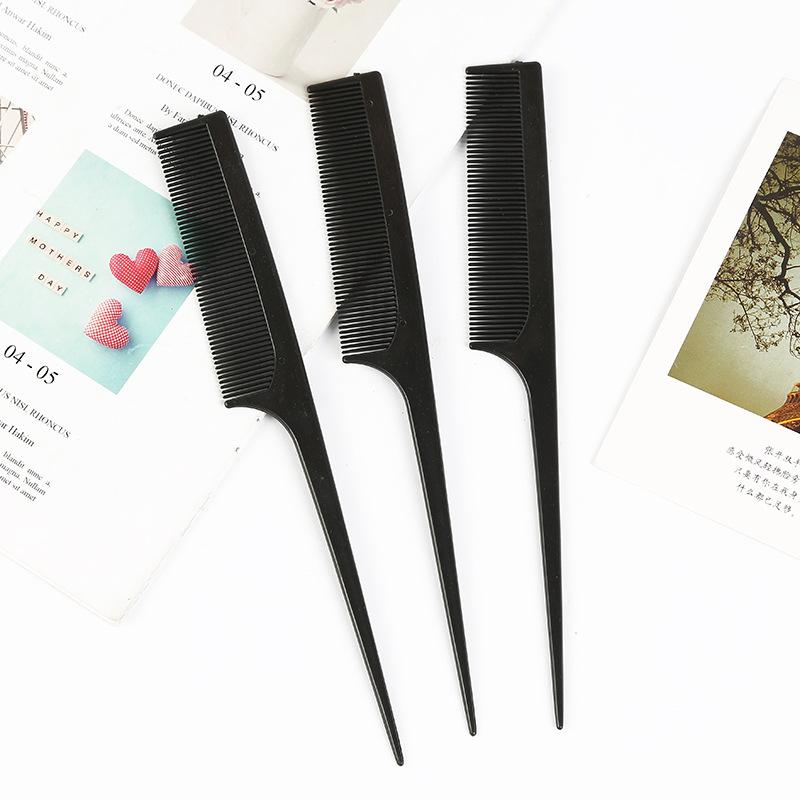 1 szt. Kobiecy grzebień do użytku domowego dla dzieci, ostry ogon, farbowanie włosów i grzebień do makijażu w zakładzie fryzjerskim, stylizacja włosów, lokówka, fryzjer