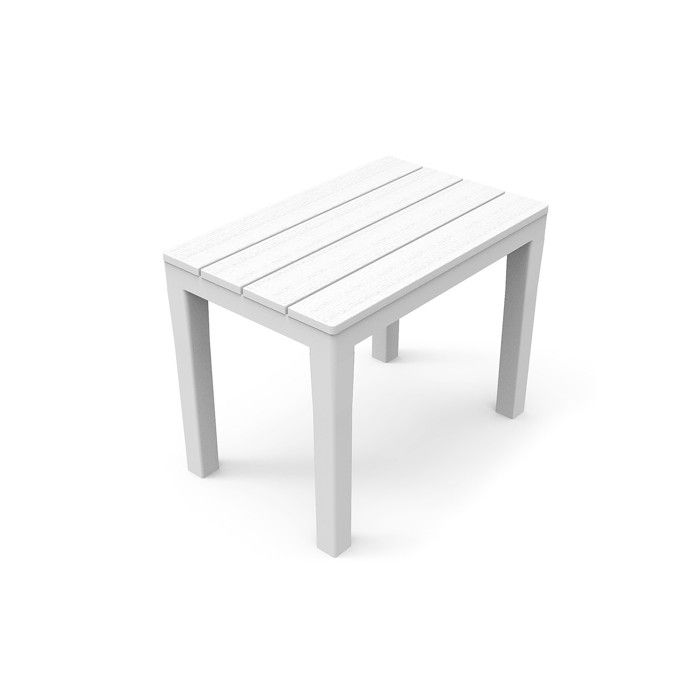 Banc D'extérieur. Couleur: Blanc 38.5x60x45cm Ipae Progarden