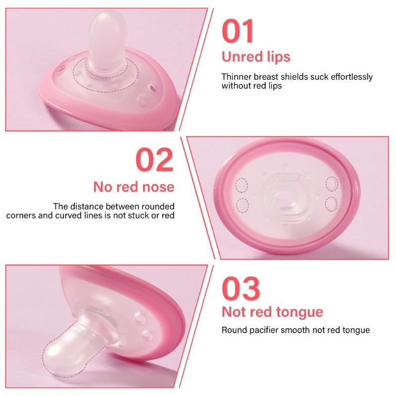 Soft Soothing Pacifier for Newborns Dummy Nipple Design for 0 To 18 Months Baby Enjoy Anxiety and Stress Alleviation