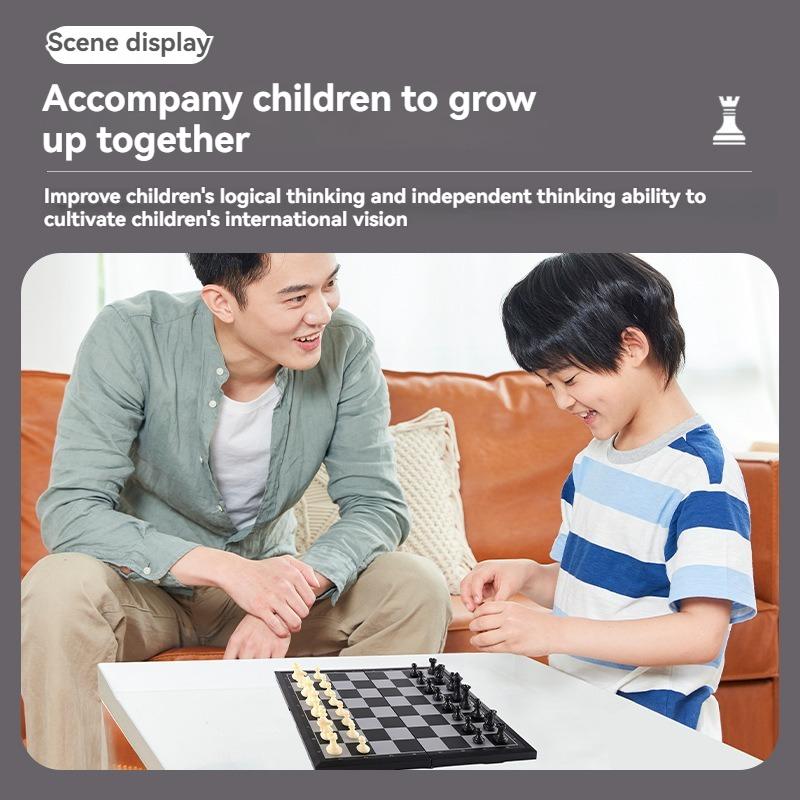 Magnetic Chess Folding Portable Storage Magnetic Attraction Children's Parent Child Entertainment Competition Training