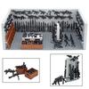 MOC Set WW2 SWAT Military Weapons House Gun Package Accessories Prison Building Blocks Toys Compatible Classic Soldiers Bricks