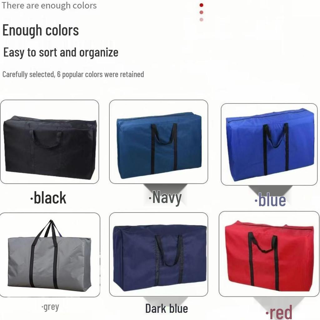 Oxford Cloth Large Moving and Storage Bag for Clothes and Quilts