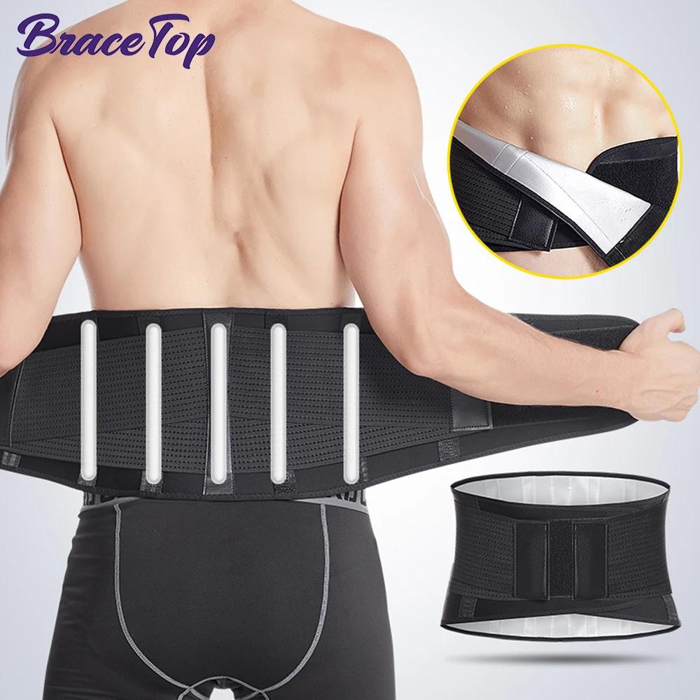 Bracetop Spor Bel Eğitmeni Düzeltici Kemer Vücut Şekillendirici Bel Kemeri Ter Premium Bel Korsesi Sırt Desteği Ağrı Giderici Brace İçin