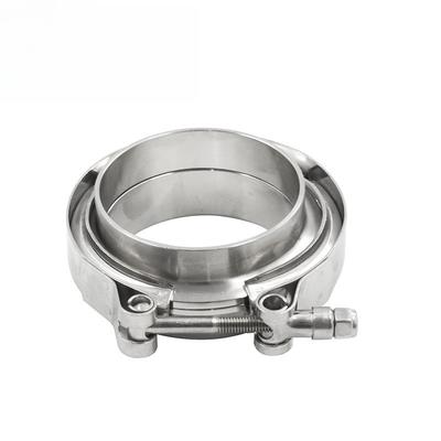 Universal 3" Inch Stainless Steel V-Band Turbo Pipe Exhaust Clamp Vband 76mm