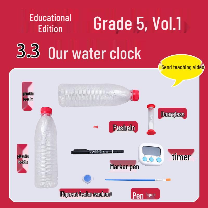 

Fifth Grade Science Semester 1 Experiment Set: Our Water Clock