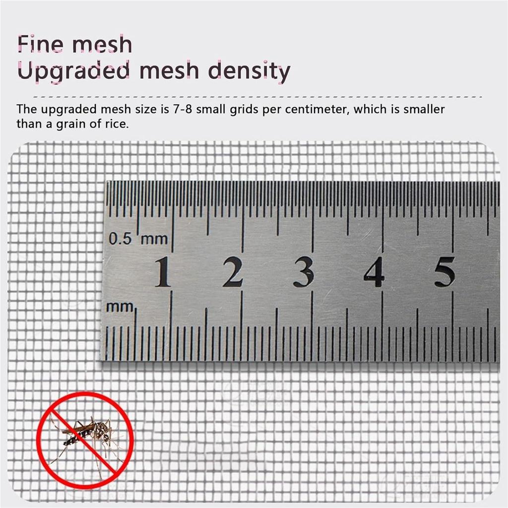 Household Window Screen Mesh, Velcro Window Screen Mesh, Self-Adhesive Non-perforating Insect-proof Window Screen