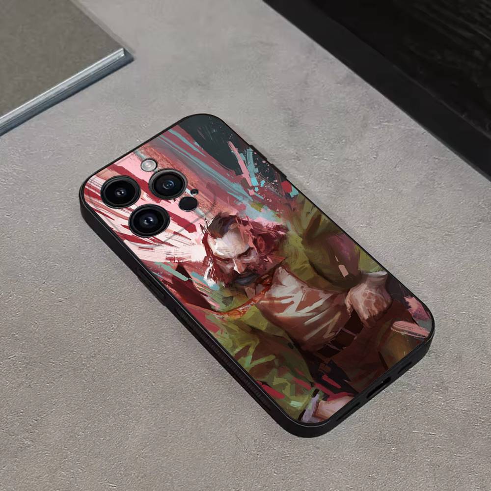 

Disco Elysium Game Phone Case For iPhone 17,16,15,14,13,12,11 Plus,Pro Max,XS,X,XR,SE,Mini,8,7,Soft Silicone Black Cover iPhone12