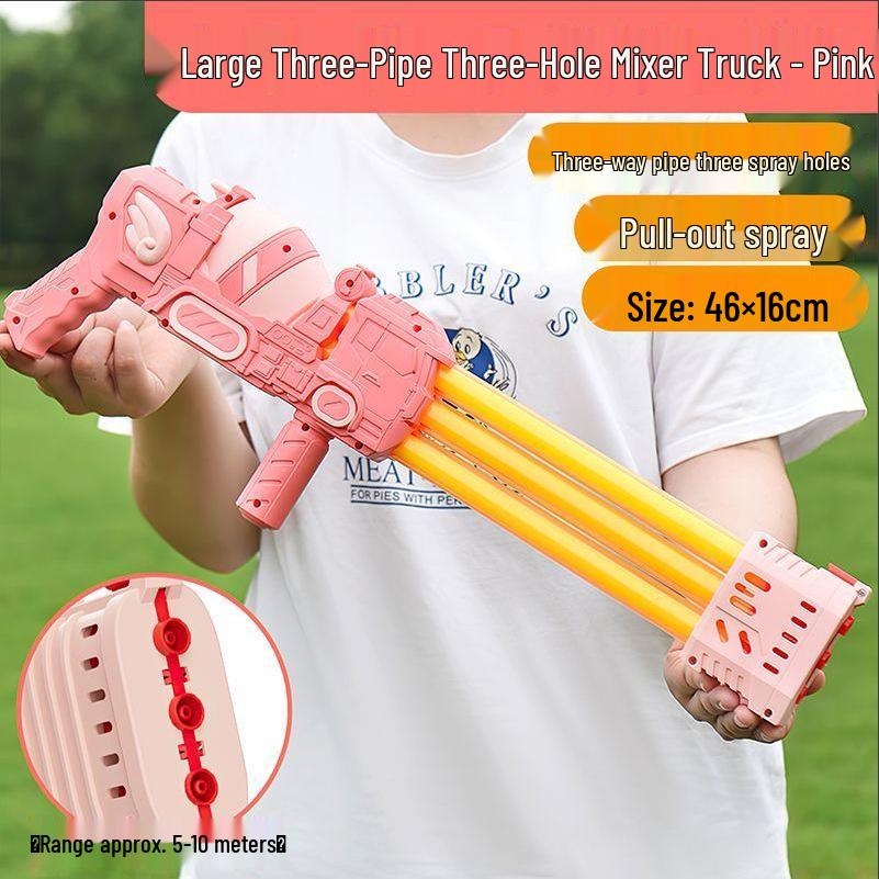 Large Capacity Pull-Out Water Gun Toy for Kids - Perfect for Beach and Water Play Activities