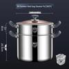 Extra Deep 316 Stainless Steel Stewing & Soup Pot - Food Grade, Large Capacity, Thick & Durable