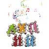 Brinquedos de Chocalho para Bebê Chocalhos com Sino de Metal Sino de Mão Crianças Desenho Animado Brinquedos Musicais Chocalho de Acompanhamento para Dormir para Exercício para Pla