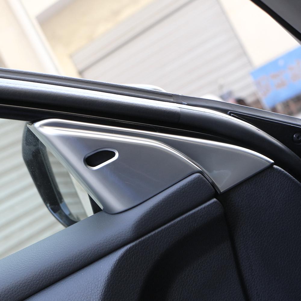 ABS Interior Window A Pillar Cover Sticker for Nissan Altima Teana 2016 2017 2018 Post Speaker Inner Triangle Mount Decoration