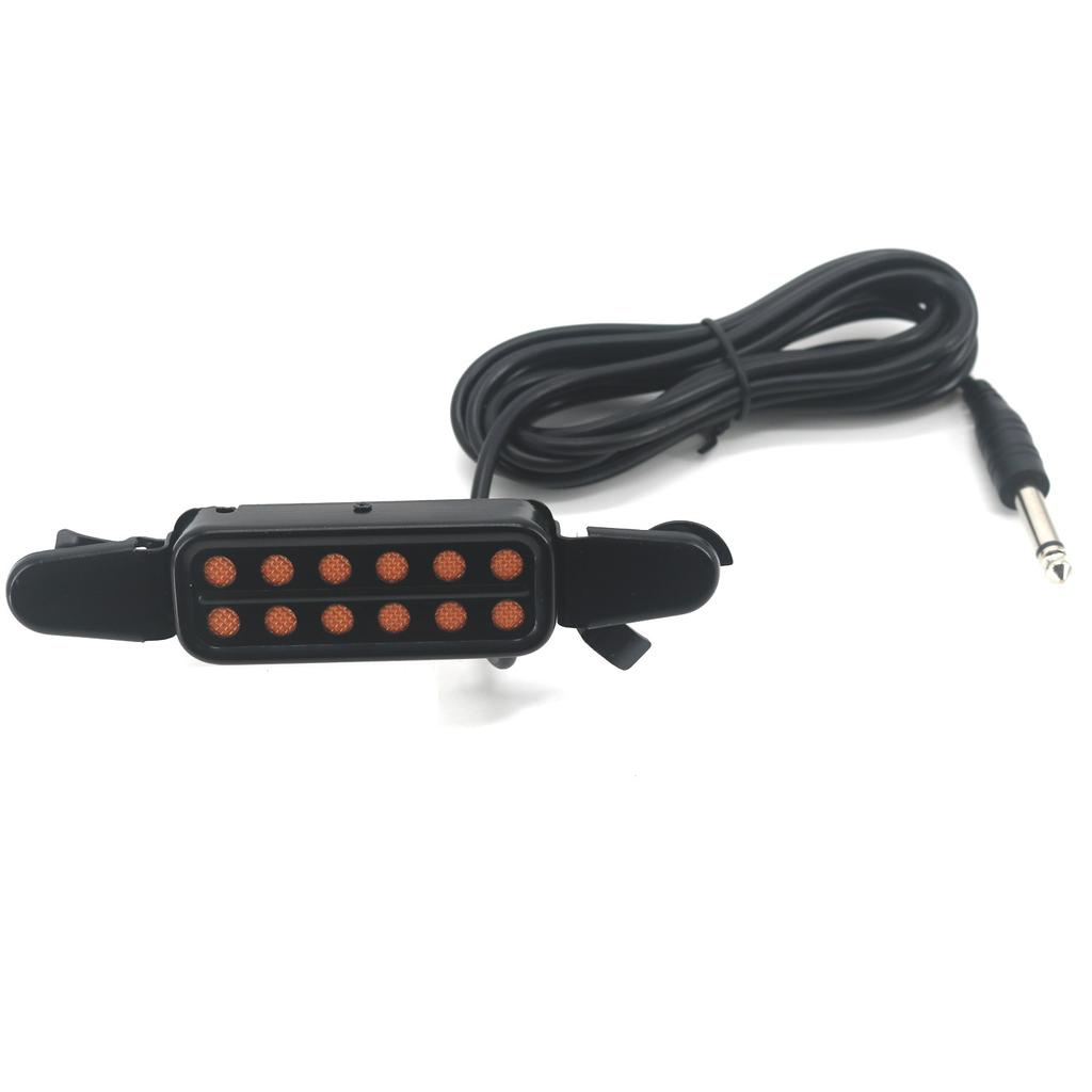 Guitar Soundhole Pickup  Acoustic Guitar Pickup  Fingerhole-Free Folk Guitar Pickup Musical Instrument Accessories