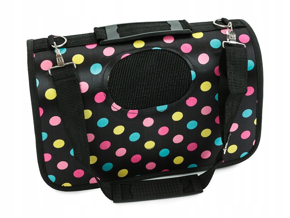 Dog Bag Dots Black Dots (75) Gab_A