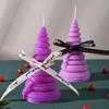 Christmas Tree Aroma Candle Silicone Mold Party Decoration Plaster Ornament Creative Craft Mold