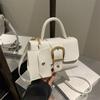 Candy Color Small Square Bag Trendy Simple Retro Foreign Style Handbag Versatile Shoulder Messenger Bag