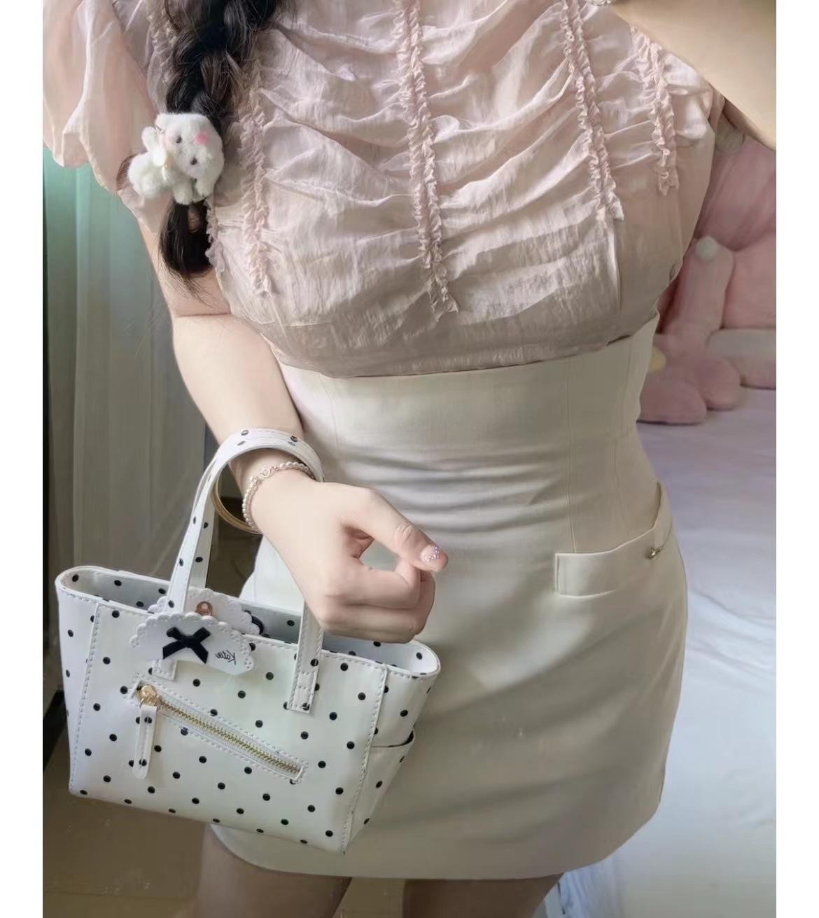 

Летняя сексуальная сумка для девушек, женская сумка, самодельная сумка в горошек, милая ретро-сумка, сумка, тренд