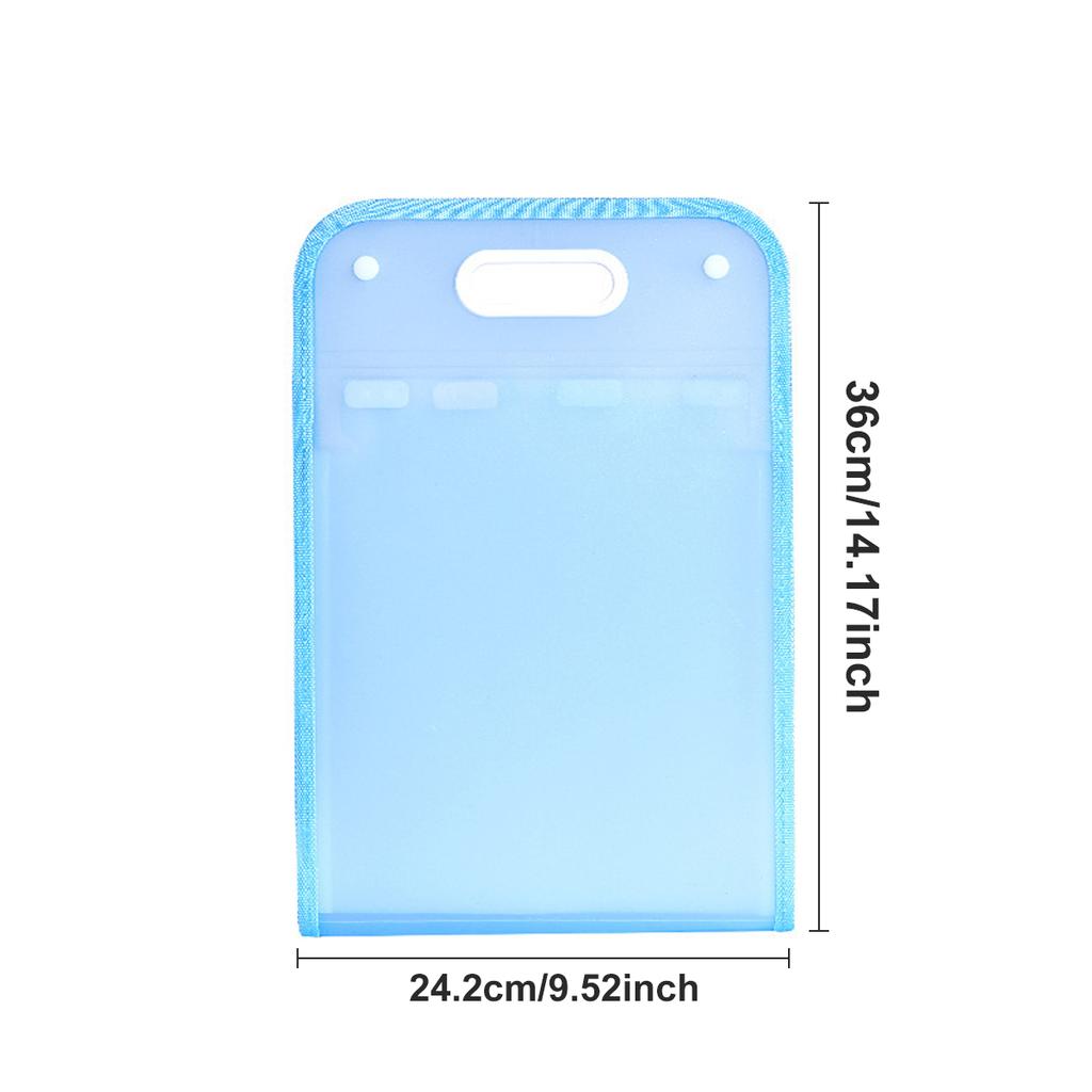 Portable Folder Multi-layer Large Capacity Accordion Bag Test Paper Storage Bag Student Stationery School Office Supplies