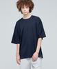 Ponte Dolman Sleeve Oversized T-Shirt [Navy]
