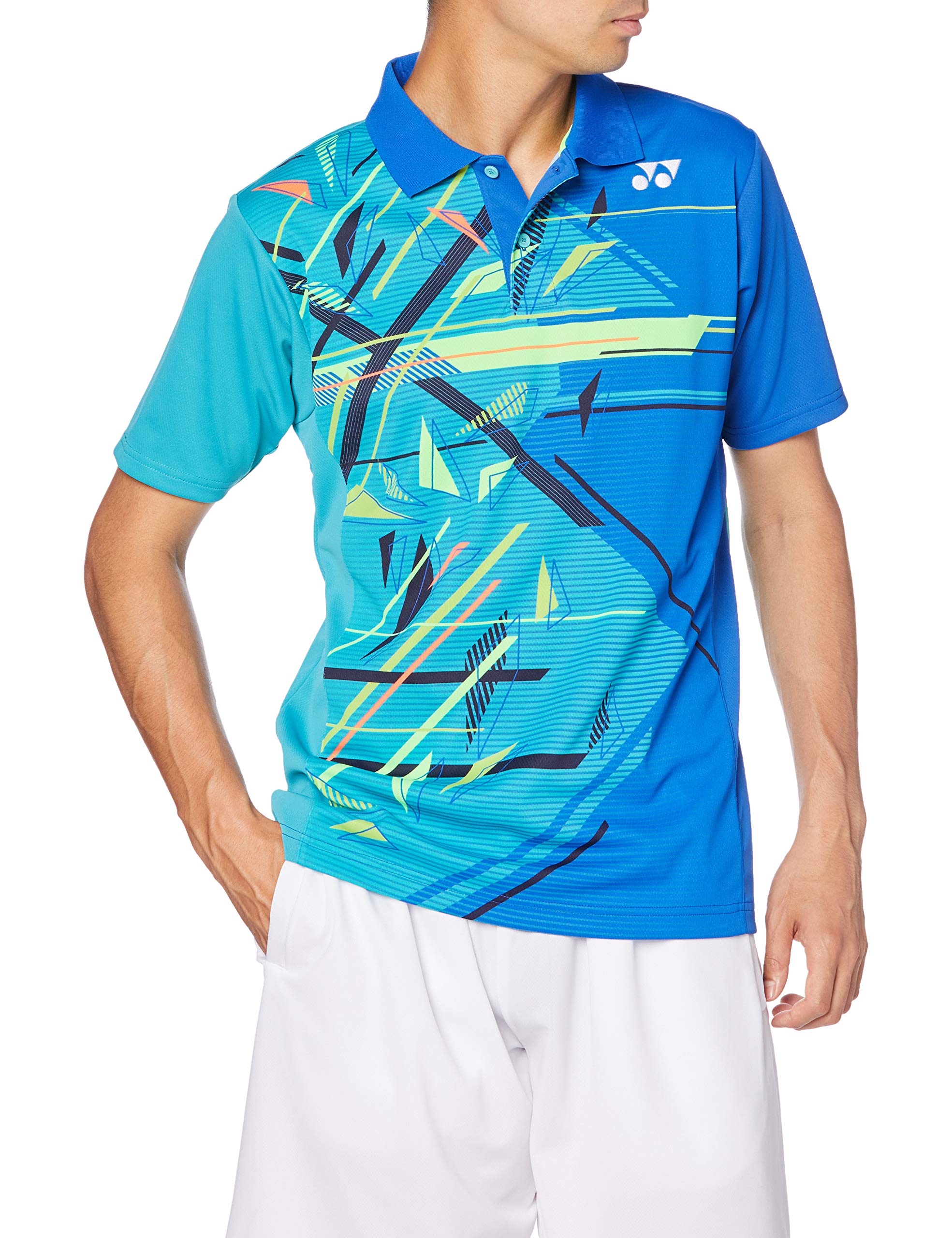 

Yonex Short Sleeve Game Emerald Green Japan Size SS to Japanese Size Shirt, (750), (equivalent XS)